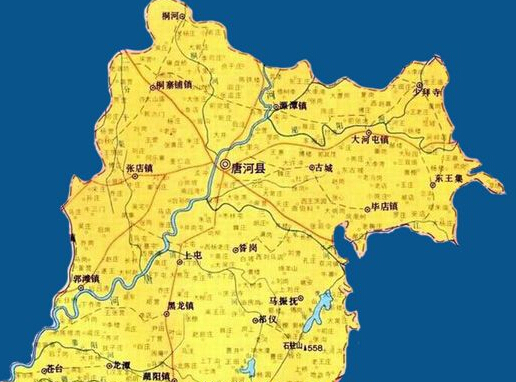 唐河县 政区图图片