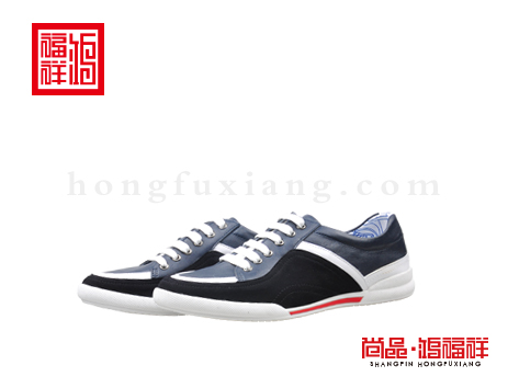 鸿福祥布鞋男鞋N252153黑色风尚鞋
