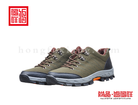 鸿福祥布鞋男鞋D156111绿色风尚鞋