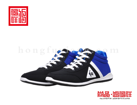 鸿福祥布鞋男鞋D156181黑色休闲