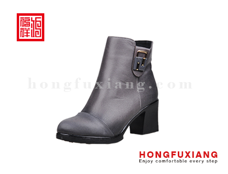 鸿福祥布鞋女鞋D162676灰色风尚鞋