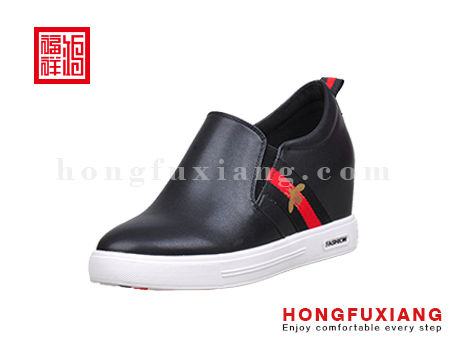 鸿福祥布鞋女鞋H1LX81162黑色青年鞋