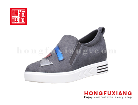鸿福祥布鞋H1LX85098灰色青年鞋
