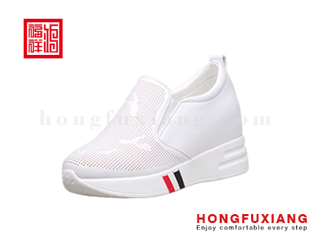 鸿福祥布鞋女鞋H1LP81164白色青年鞋
