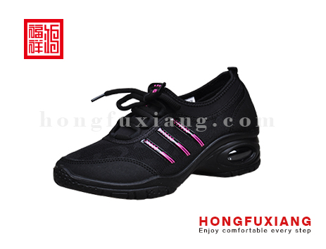 鸿福祥布鞋女鞋H6LP85426红色校园系列