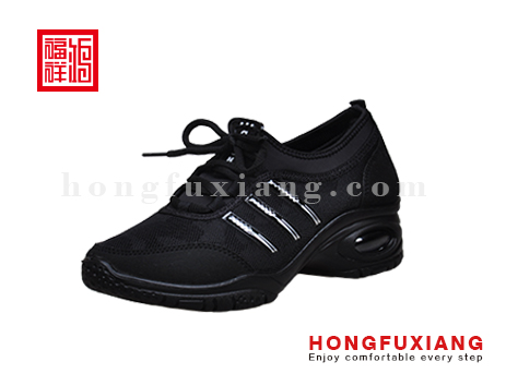 鸿福祥布鞋女鞋H6LP85426白色校园系列
