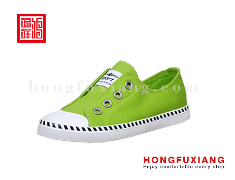 鸿福祥布鞋H0LX85278绿色校园系列