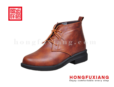 鸿福祥布鞋女鞋H8LX81568棕色休闲系列