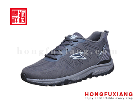 鸿福祥布鞋H8GX86401深灰运动系列