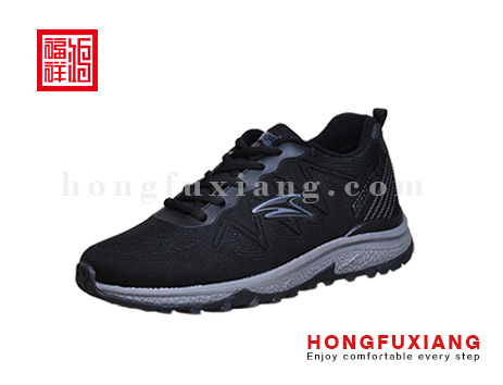 鸿福祥布鞋H8GX86401黑色运动系列