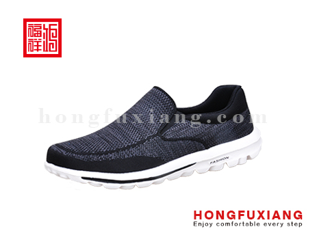 鸿福祥布鞋H1GP91349黑色休闲系列