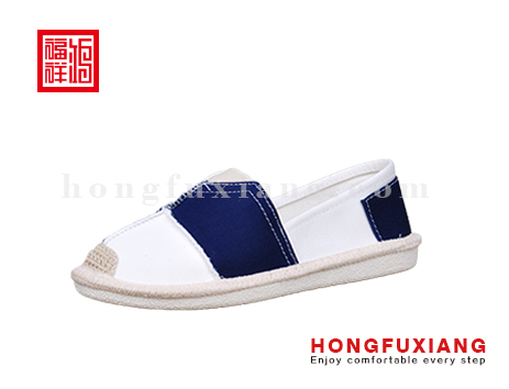 鸿福祥布鞋H2LZ91526蓝色休闲系列