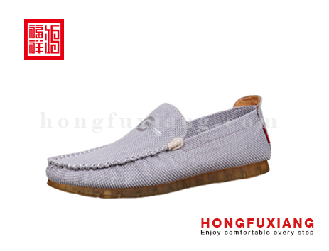 鸿福祥布鞋男鞋H3GX92175灰色H3GX92175