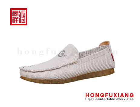 鸿福祥布鞋男鞋H3GX92175米色H3GX92175