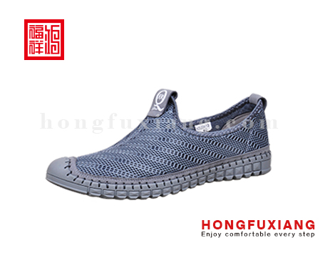 鸿福祥布鞋男鞋H3GX91103灰色H3GX91103