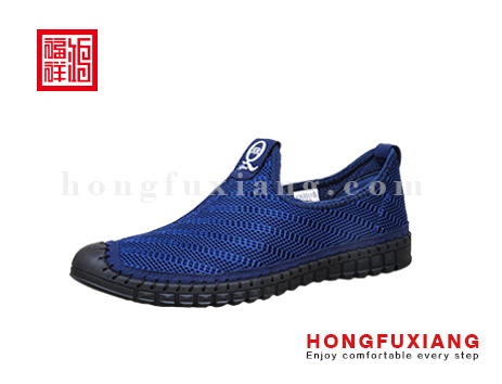 鸿福祥布鞋男鞋H3GX91103蓝色H3GX91103