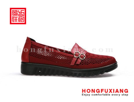 鸿福祥布鞋女鞋HL139362红色销售中