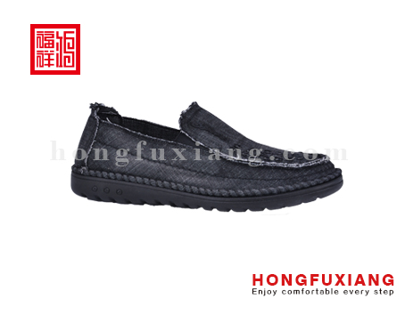 鸿福祥布鞋男鞋HG659395黑色