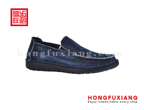 鸿福祥布鞋男鞋HG659395蓝色