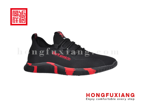 鸿福祥布鞋男鞋HG759297黑红销售中