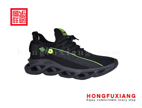 鸿福祥布鞋男鞋HG779565黑绿HG779565