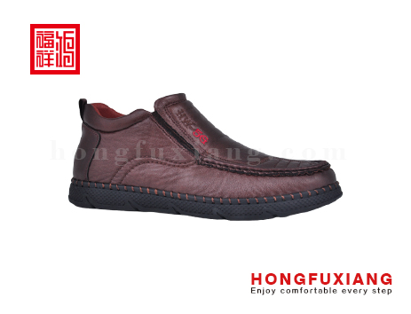鸿福祥布鞋男鞋HG689505棕色HG689505
