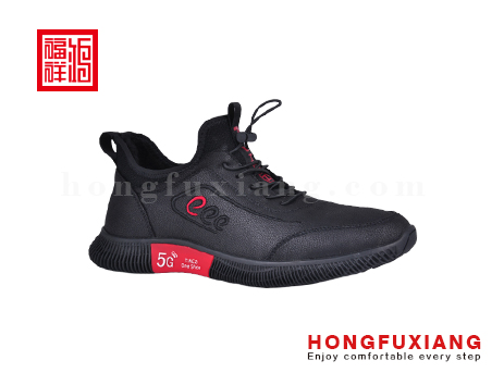 鸿福祥布鞋男鞋HG779591黑红